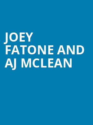 Joey Fatone and AJ McLean, Mershon Auditorium, Columbus