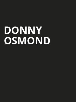 Donny Osmond, Mershon Auditorium, Columbus