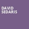 David Sedaris, Palace Theater, Columbus
