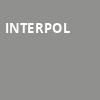 Interpol, EXPRESS LIVE, Columbus