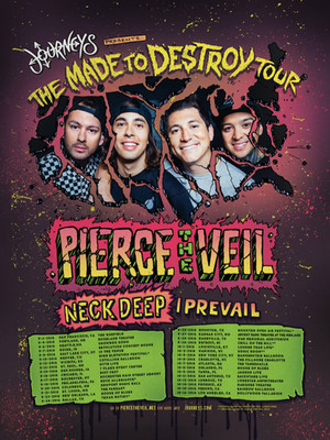 Pierce The Veil Made To Destroy Tour Pierce The Veil Made To Destroy Tour